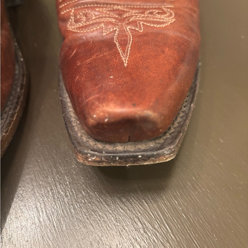 Lucchese Brown Heeled Boots - Picture 8 of 16